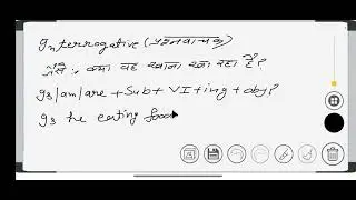 Tense 5 Present Continuous Tense Negative Or Interrogative sentence 