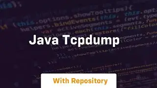 java tcpdump
