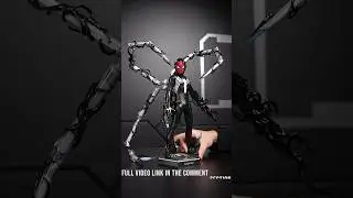 *ПЕРВЫЙ ВЗГЛЯД* Распаковка фигурки Человека-паука в черном костюме от Hot Toys #фигурки #человек-...
