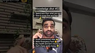 Boring but best financial advice 💰 Knowledge shot #22 @patelaakash5663 #finance #shorts #youtube