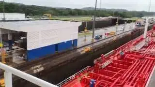 Panama Canal Transit  in the lock N 3
