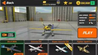 Flight pilot simulator AIRCRAFT carrier Full HD