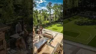 The Ultimate Sports Backyard! 🏀⚽ From Empty Grass to Pro Home Court!