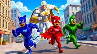 PJ Masks&rsquo; Worst Nightmare: The Giant Robot Is Right Behind Them 😱🤖 | PJ Masks Animation