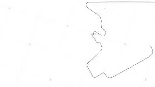 Continuous line draw of hand holds paint roller