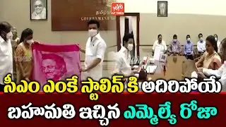 Roja Selvamani Meet Tamilnadu CM Stalin | YCP  MLA Roja Meet CM MK Stalin | YS JAGAN | YOYO AP Times