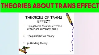 Theories of trans effect (Polarization theory and Pi bond theory)