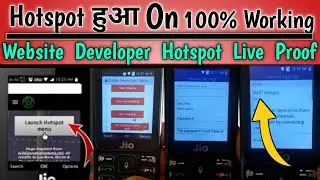 How to On Hotspot in Jiophone!Jiophone New Update Today!Jiophone New Update! Technical Mohit Shukla!