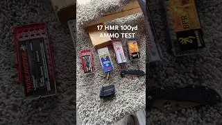 17 HMR Тестирование патронов на 100 ярдов Tikka T1X