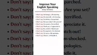 Improve your spoken English, build confidence, and speak fluently in real life #LearnEnglish#English
