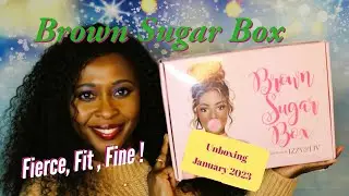 Brown Sugar Box / January 2023/ Izzy & Liv Unboxing #brownsugarbox #izzyandliv