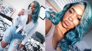 Watercolor Hair Dye Technique | Sky Blue