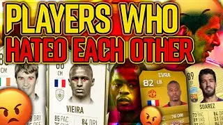 FOOTBALL PLAYERS THAT HATE EACH OTHER!! FT. VIEIRA, KEANE, SUAREZ, EVRA ETC... (FIFA 20)