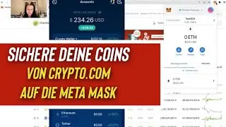 Coins von Crypto.com auf die Meta Mask sicher schicken - sichere Deine Coins JETZT! Coins Auszahlen