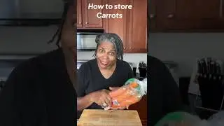 Chef Tip (How to store carrots) #shorts