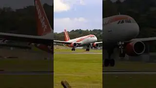 Smooth Landing From EasyJet A320 At Edinburgh EGPH