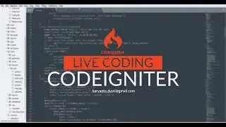 Tutorial Upload File di Codeigniter Part III- Edit File Upload LIVE CODE
