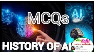 artificial intelligence mcqs,🙅🏼‍♀️||history of artificial intelligence ||COMPITATIVE exams @Macsoftt