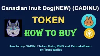 How to Buy Canadian Inuit Dog(NEW) Token (CADINU) Using BNB and PancakeSwap On Trust Wallet