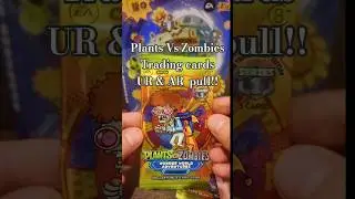 Plants vs. Zombies TCG cards: FINALLY an AR! and an UR! rarity card pulled #pvz #tcg #cardopening