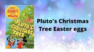 Plutos Christmas Tree Easter eggs