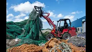 Old Fishnet Shredder,  Nylon Fishing Net Shredding, #oldFishingnetsCrushing #Fishingnetsshredder,