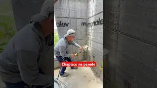 Como fazer massa de chapisco para sua parede #dicas #obra #constru&ccedil;&atilde;o #pedreiro #obras
