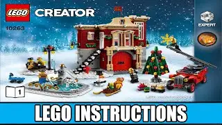 LEGO Instructions - Creator Expert - 10263 - Winter Village Fire Station - Winter Village (Book 1)