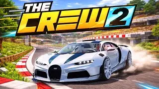 Гонки на автомобилях Bugatti на карте Minecraft | CREW 2 MALAYALAM | GROADE