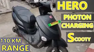 Hero Photon hx Electric scooter Telugu Review   Hero Electric Atria LX with Lithium ion battery