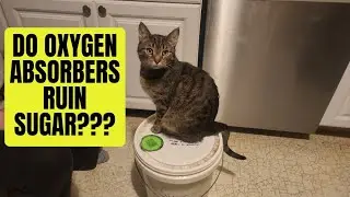 Do oxygen absorbers really ruin granulated sugar? Long term prepper food storage testing.