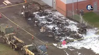 RAW: Aftermath of MAPS Air Museum fire
