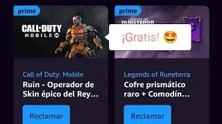 En Amazon Prime Video gratis skin de Ruin Goblin king - COD Mobile