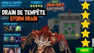 New Account MASTER 7 STORM DRAIN Drain de temp&ecirc;te BLACKPAW - Orcs Must Die Unchained