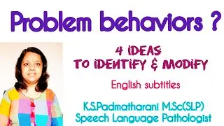 How to identify the problem behaviors and ideas to resolve it in Tamil