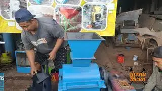 Mesin Giling Penghancur Limbah Kain Majun - Mesin Cincang Kulit Sintetis