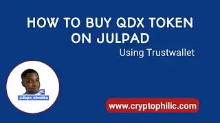 How To Buy QDX Token On Julpad Easily During Launch (May 19 - 21st)