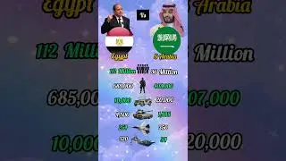 Egypt vs saudia Arabia comparison about military. Who is more powerful?