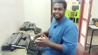 How to Use a Typewriter | How to Learn Typewriting 1st Basic Exercise -  IPL Technologies Madurai