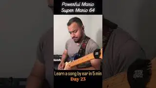 Powerful Mario - Learn a song by ear everyday! Day 23 #eartraining #musiclover #supermario #nintendo