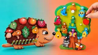 Игра кормления животных для детей | Изучаем еду и животных 🐾🍌