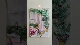 which one? #shorts #watercolor #easywatercolor #watercolorforbeginners #howto howtopaint #easypaint