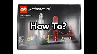 How To? Take apart a LEGO set and store it.