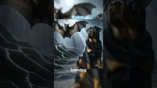 BAT🧬DOG hybrid😯 animal #fusion #animals #ai #roadto1k #viral #fypシ゚viral #dog #bat #fyp #midjourney