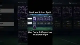 Madden Snipes Ep. 8 #nfl #madden #coinmakingmethod