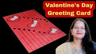 How To Make Valentine's Day Greeting Card | Paper Craft | Handmade Cards