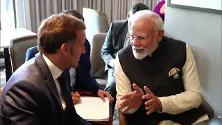 Indian PM Modi meets French, Italian and British leaders on G7 sidelines