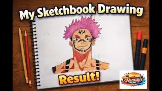 🔥 Sukuna Sketchbook Drawing |  Anime Art Power Art 🎨 | Anime Drawing |✍️ | Hansika World 🔥