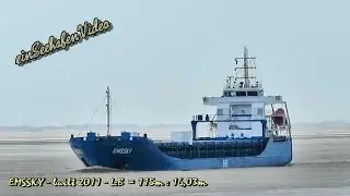 EMSSKY V2EP7 IMO 9393785 Emden cargo seaship merchant vessel Seeschiff Frachtschiff