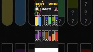 Water sort puzzle - Level 3551 #watersortpuzzle #solution #games #gaming #puzzle 